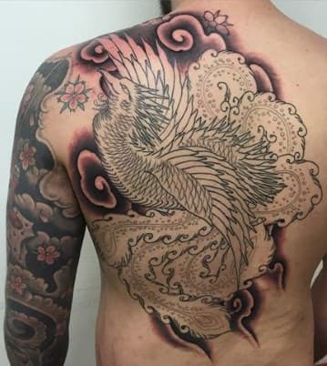 chinese phoenix tattoo
