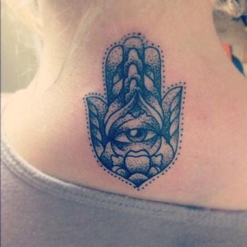 hebrew hamsa tattoo