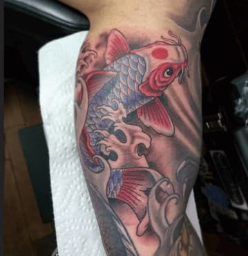 chinese koi tattoo